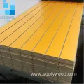 Factory Grooved MDF 18mm Melamine Slot MDF Panel with Aluminum Inserts